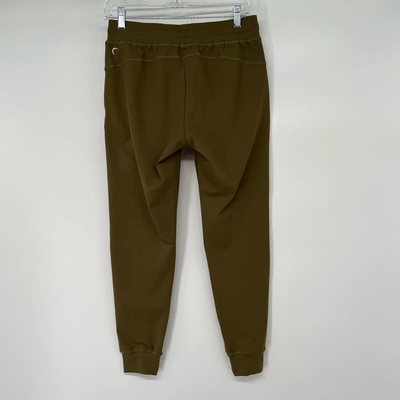 Zyia Active Unwind Jogger Women's Size S Olive Green Drawstring Perfect Pockets - Picture 3 of 9